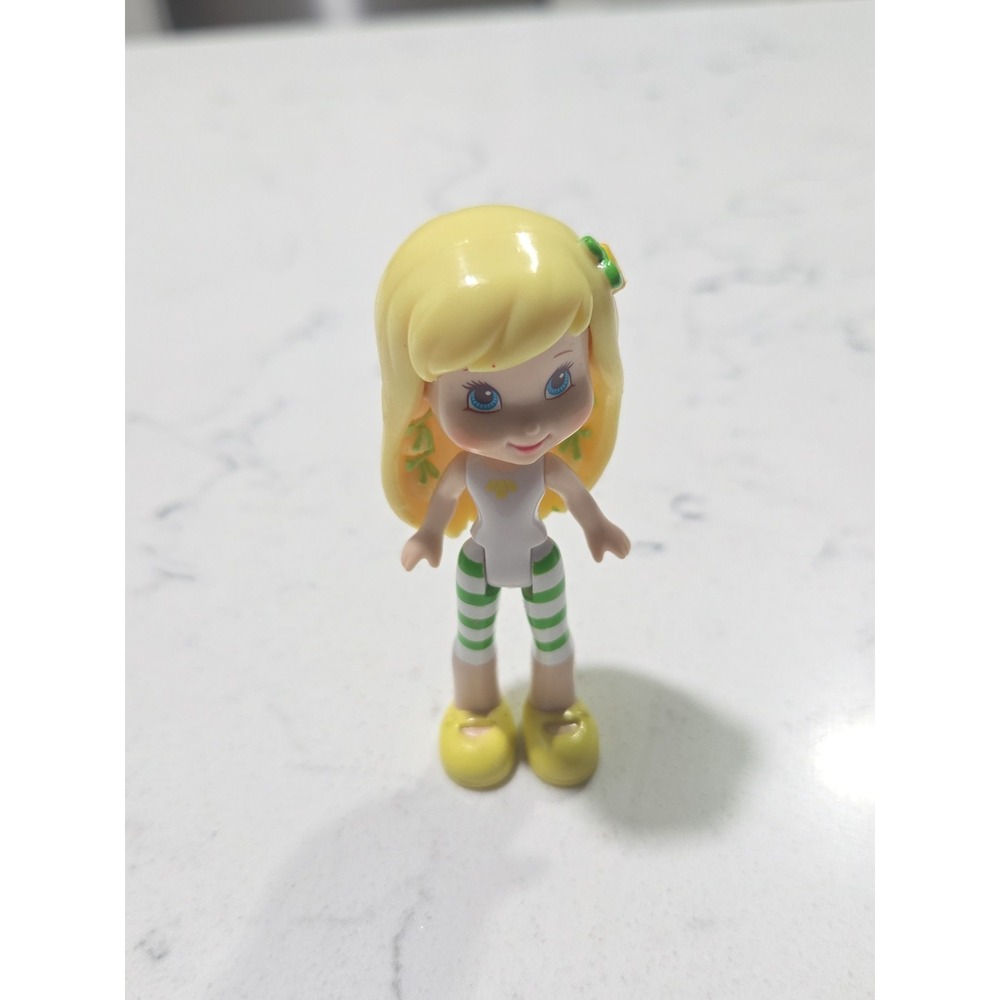 Strawberry Shortcake, Lemon Meringue, Mini 3" PVC Doll Figure, Hasbro 2008